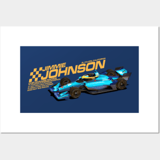 Jimmie Johnson 2022 (yellow) Posters and Art